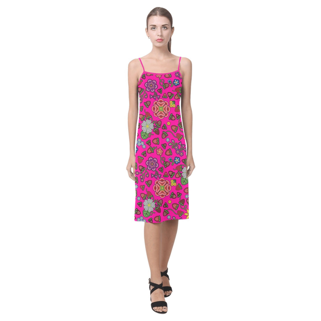 Berry Pop Blush Alcestis Slip Dress