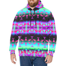 Load image into Gallery viewer, Between the Rocky Mountains Men&#39;s Long Sleeve Fleece Hoodie
