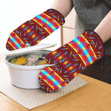 Load image into Gallery viewer, Visions of Lasting Peace Oven Mitt &amp; Pot Holder
