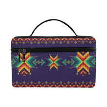 Load image into Gallery viewer, Dreams of Ancestors Indigo Cosmetic Bag
