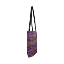 Load image into Gallery viewer, Fire Feather Purple Reusable Shopping Bag
