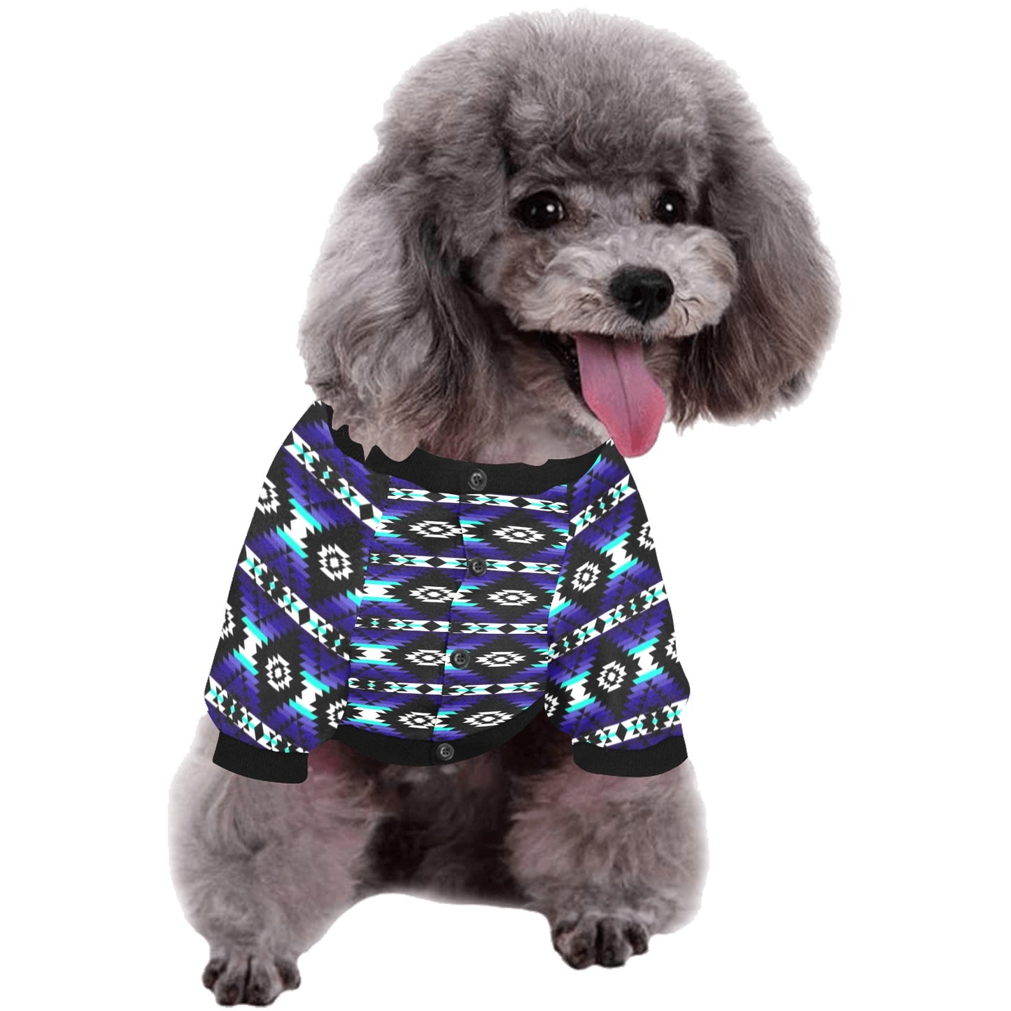Cree Confederacy Midnight Pet Dog Round Neck Shirt