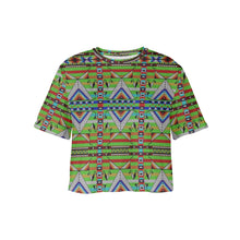 Load image into Gallery viewer, Medicine Blessing Lime Green Crop Top
