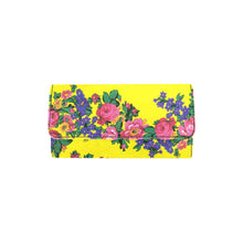 Load image into Gallery viewer, Kokum&#39;s Revenge-Yellow Women&#39;s Trifold Wallet
