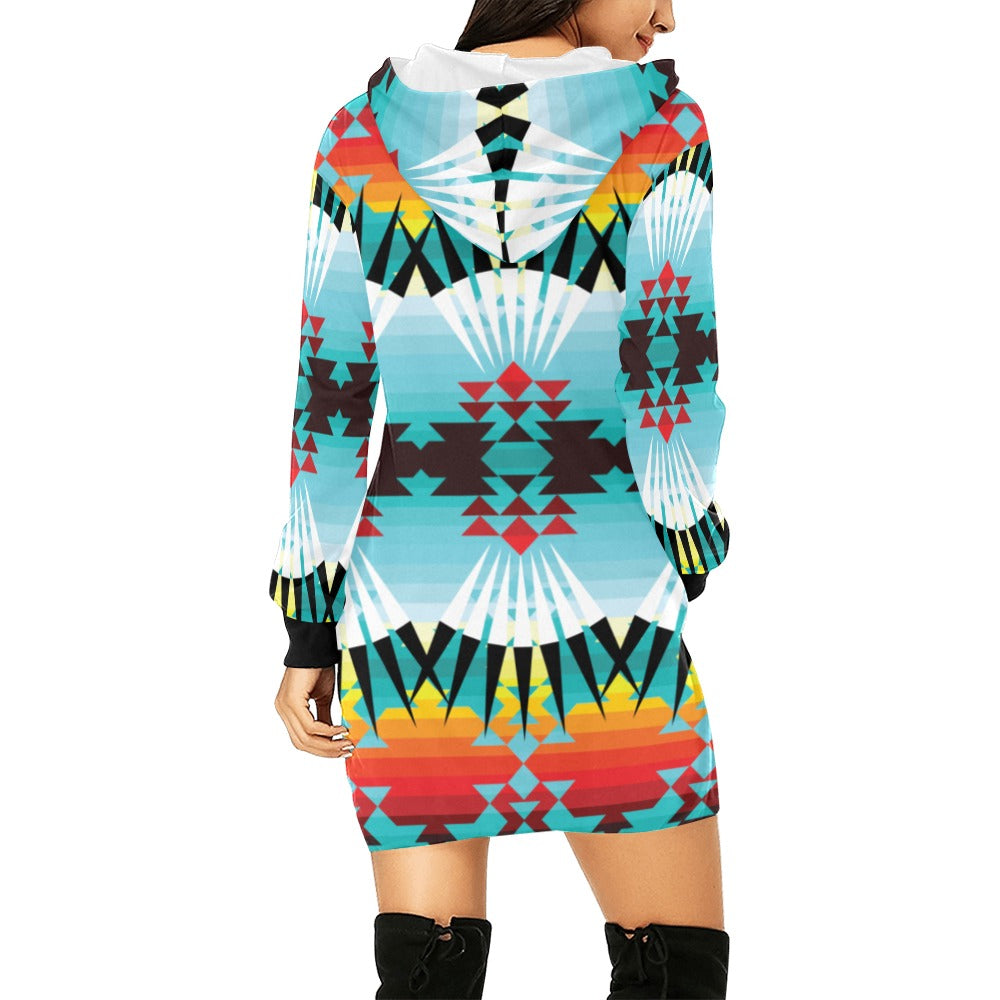 ribbonwork bustle Hoodie Dress