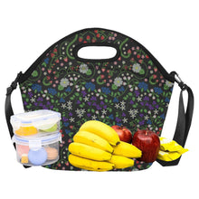 Load image into Gallery viewer, Grandmother Stories Midnight Neoprene Lunch Bag/Large
