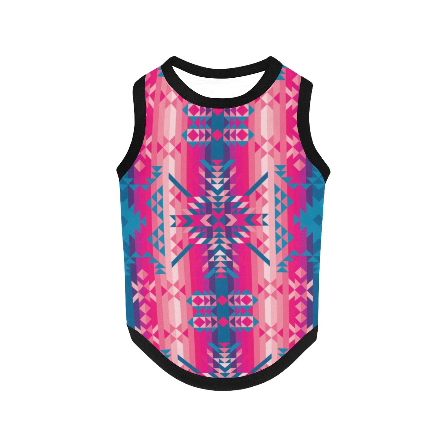Desert Geo Blue Pet Tank Top