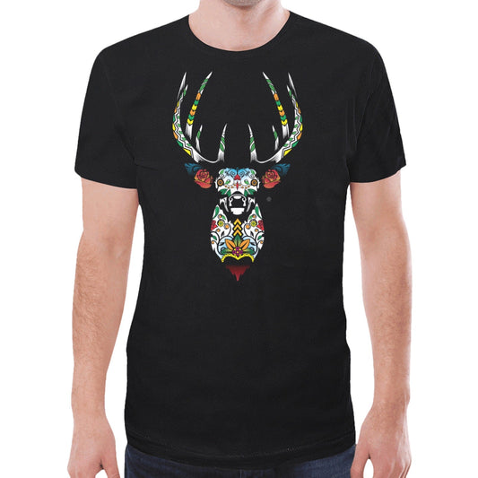 Elk Spirit Guide (Black) New T-shirt for Men