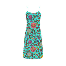 Load image into Gallery viewer, Berry Pop Turquoise Alcestis Slip Dress
