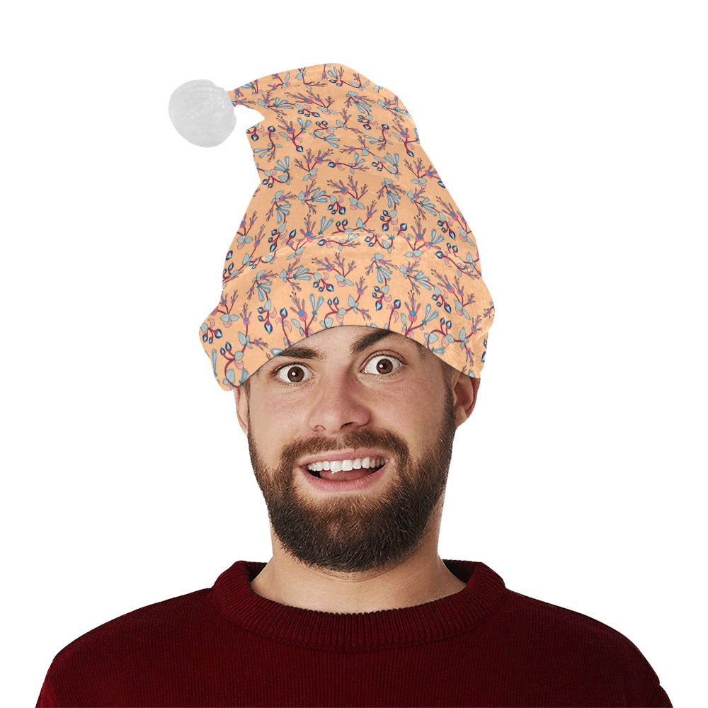 Swift Floral Peache Santa Hat