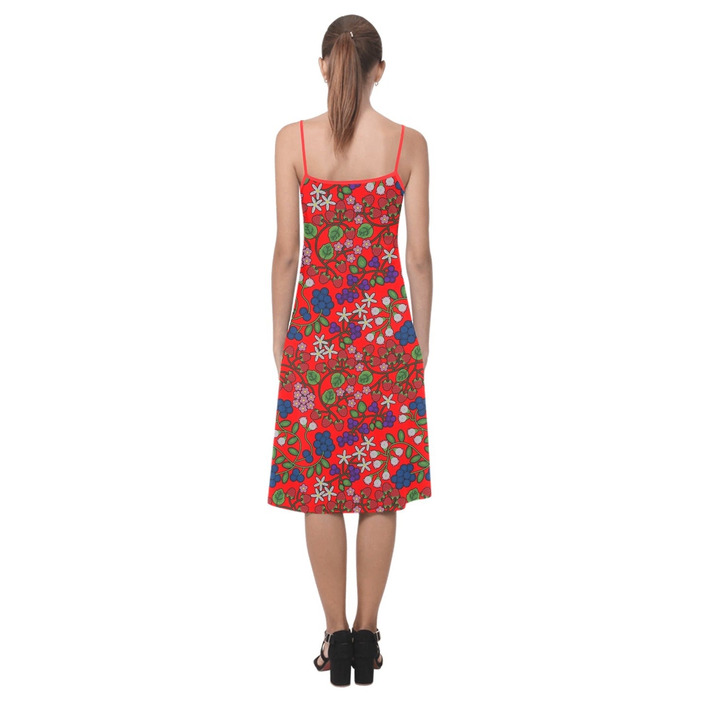 Takwakin Harvest Fire Alcestis Slip Dress