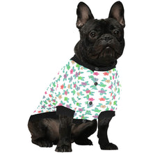 Load image into Gallery viewer, Berry Flowers White Pet Dog Round Neck Shirt
