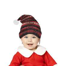 Load image into Gallery viewer, Black Rose Santa Hat
