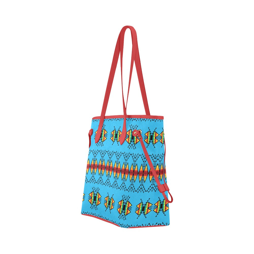 Sacred Trust Sky Clover Canvas Tote Bag