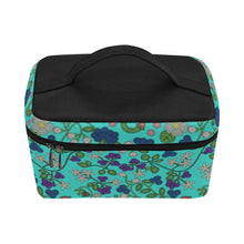 Load image into Gallery viewer, Grandmother Stories Turquoise Cosmetic Bag/Large
