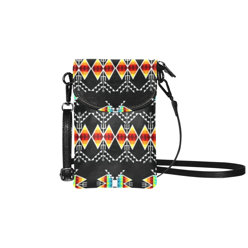 Sacred Trust Black Colour Small Cell Phone Purse