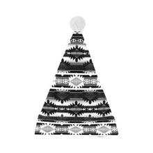 Load image into Gallery viewer, Okotoks Black and White Santa Hat
