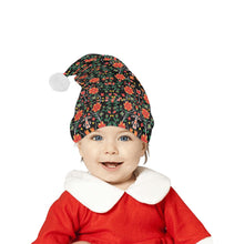 Load image into Gallery viewer, Floral Beadwork Six Bands Santa Hat
