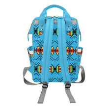 Load image into Gallery viewer, Sacred Trust Sky Multi-Function Diaper Backpack/Diaper Bag
