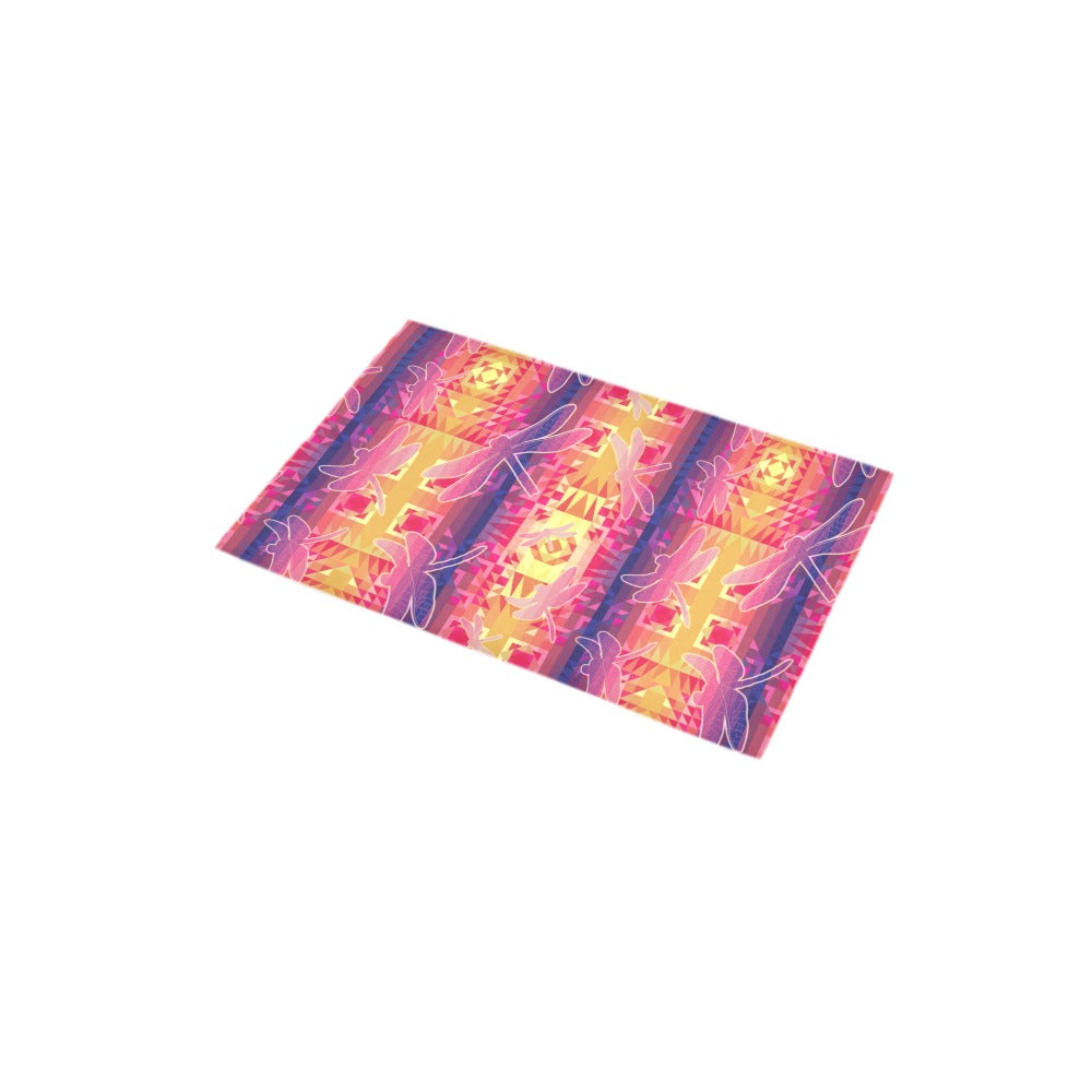 Kaleidoscope Dragonfly Bath Rug 16''x 28''