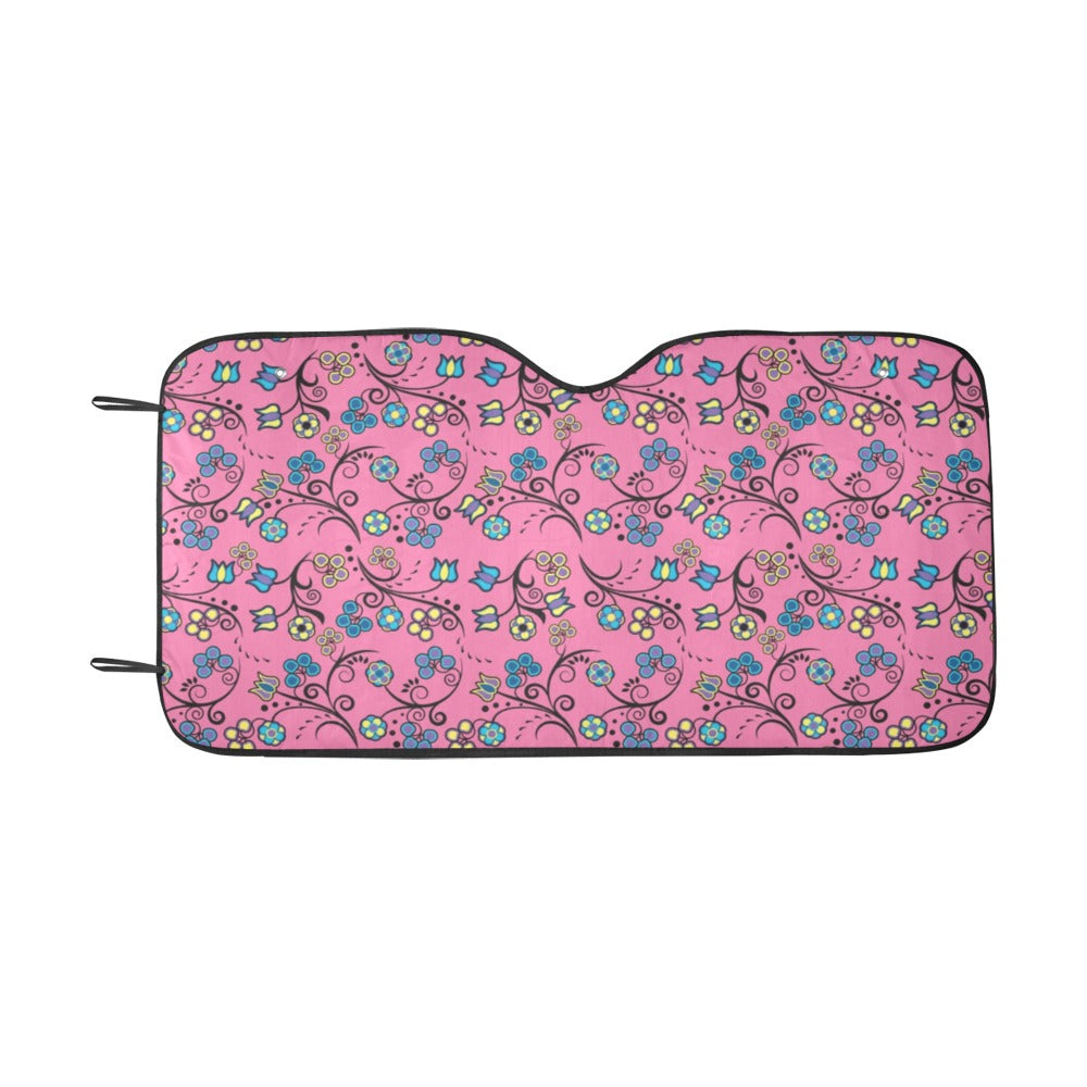 Blue Trio Bubblegum Car Sun Shade 55"x30"