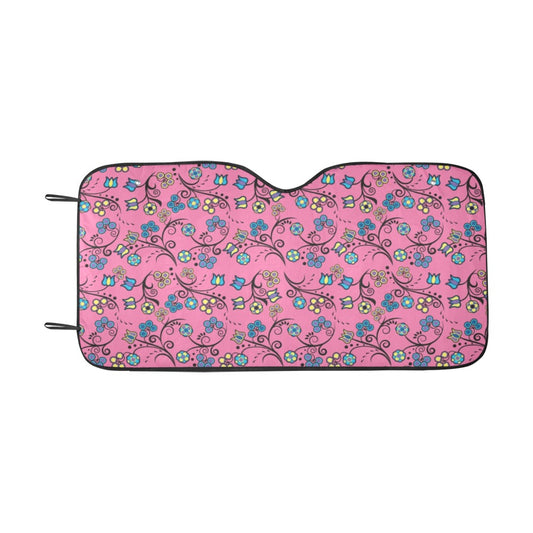 Blue Trio Bubblegum Car Sun Shade 55"x30"