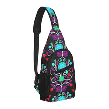 Load image into Gallery viewer, Floral Beadwork Four Clans Winter Chest Bag
