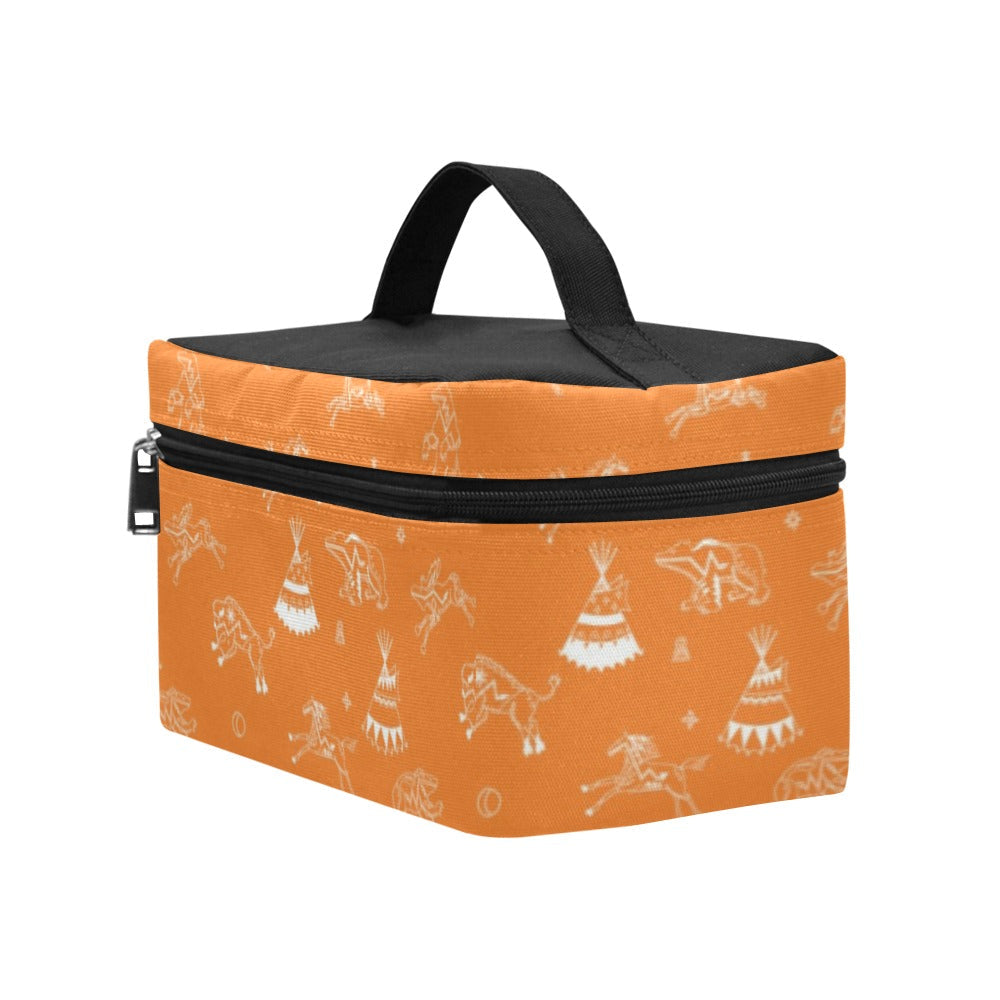 Ledger Dables Orange Cosmetic Bag