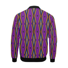 Load image into Gallery viewer, Diamond in the Bluff Purple Bomber Jacket for Men
