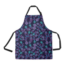 Load image into Gallery viewer, Beaded Blue Nouveau All Over Print Apron All Over Print Apron e-joyer 
