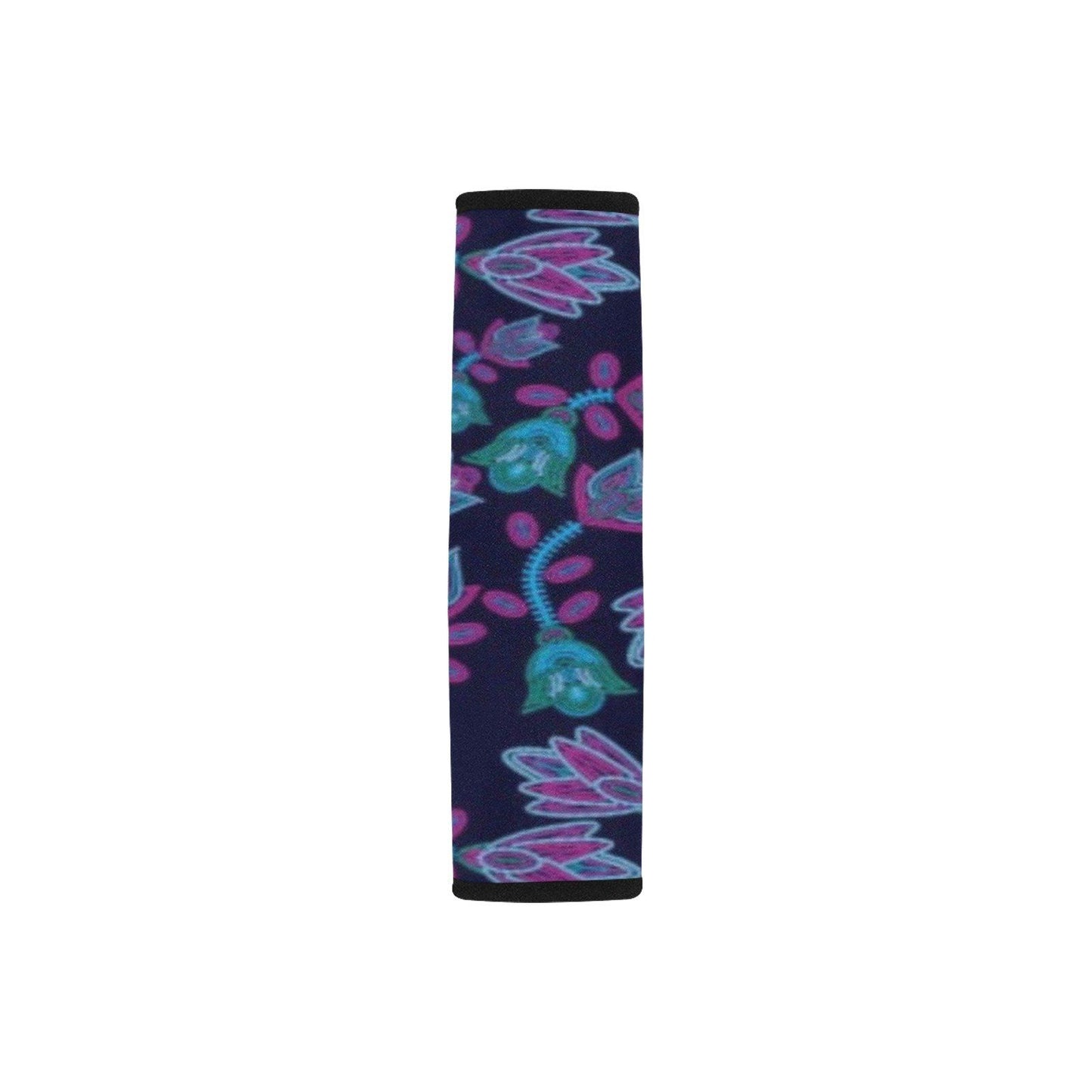Beaded Blue Nouveau Car Seat Belt Cover 7''x12.6'' (Pack of 2) Car Seat Belt Cover 7x12.6 (Pack of 2) e-joyer 