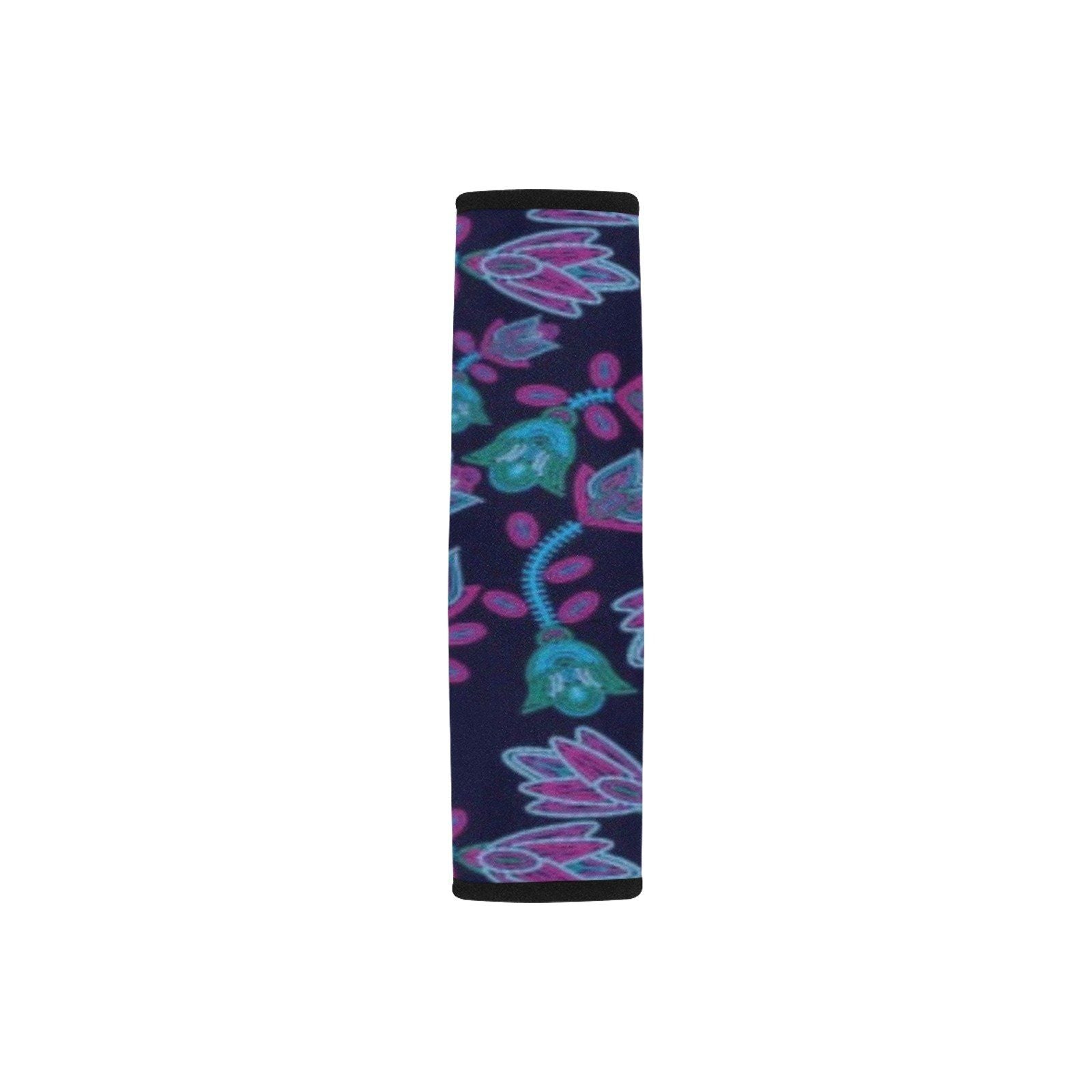 Beaded Blue Nouveau Car Seat Belt Cover 7''x12.6'' (Pack of 2) Car Seat Belt Cover 7x12.6 (Pack of 2) e-joyer 