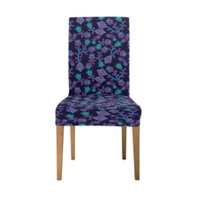 Load image into Gallery viewer, Beaded Blue Nouveau Chair Cover (Pack of 4) Chair Cover (Pack of 4) e-joyer 
