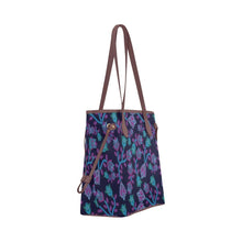 Load image into Gallery viewer, Beaded Blue Nouveau Clover Canvas Tote Bag (Model 1661) Clover Canvas Tote Bag (1661) e-joyer 
