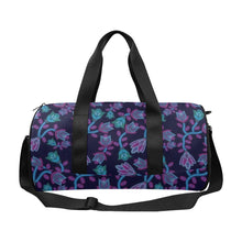 Load image into Gallery viewer, Beaded Blue Nouveau Duffle Bag (Model 1679) Duffle Bag (1679) e-joyer 
