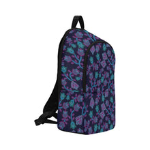 Load image into Gallery viewer, Beaded Blue Nouveau Fabric Backpack for Adult (Model 1659) Casual Backpack for Adult (1659) e-joyer 
