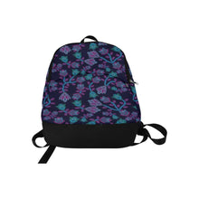 Load image into Gallery viewer, Beaded Blue Nouveau Fabric Backpack for Adult (Model 1659) Casual Backpack for Adult (1659) e-joyer 
