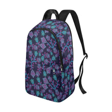 Load image into Gallery viewer, Beaded Blue Nouveau Fabric Backpack for Adult (Model 1659) Casual Backpack for Adult (1659) e-joyer 
