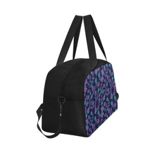 Load image into Gallery viewer, Beaded Blue Nouveau Fitness Handbag (Model 1671) Fitness Handbag (1671) e-joyer 
