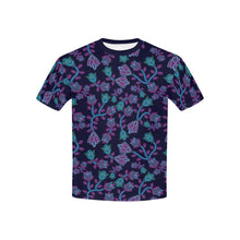 Load image into Gallery viewer, Beaded Blue Nouveau Kids&#39; All Over Print T-shirt (USA Size) (Model T40) All Over Print T-shirt for Kid (T40) e-joyer 
