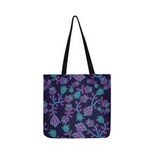 Load image into Gallery viewer, Beaded Blue Nouveau Reusable Shopping Bag Model 1660 (Two sides) Shopping Tote Bag (1660) e-joyer 
