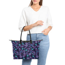 Load image into Gallery viewer, Beaded Blue Nouveau Single-Shoulder Lady Handbag (Model 1714) bag e-joyer 
