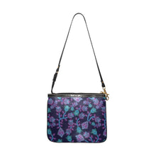 Load image into Gallery viewer, Beaded Blue Nouveau Small Shoulder Bag (Model 1710) Small Shoulder Bag (1710) e-joyer 
