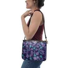 Load image into Gallery viewer, Beaded Blue Nouveau Small Shoulder Bag (Model 1710) Small Shoulder Bag (1710) e-joyer 
