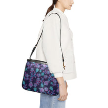 Load image into Gallery viewer, Beaded Blue Nouveau Small Shoulder Bag (Model 1710) Small Shoulder Bag (1710) e-joyer 
