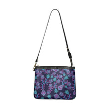 Load image into Gallery viewer, Beaded Blue Nouveau Small Shoulder Bag (Model 1710) Small Shoulder Bag (1710) e-joyer 
