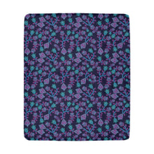 Load image into Gallery viewer, Beaded Blue Nouveau Ultra-Soft Micro Fleece Blanket 50&quot;x60&quot; Ultra-Soft Blanket 50&#39;&#39;x60&#39;&#39; e-joyer 
