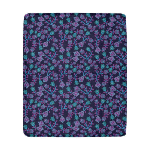 Beaded Blue Nouveau Ultra-Soft Micro Fleece Blanket 50