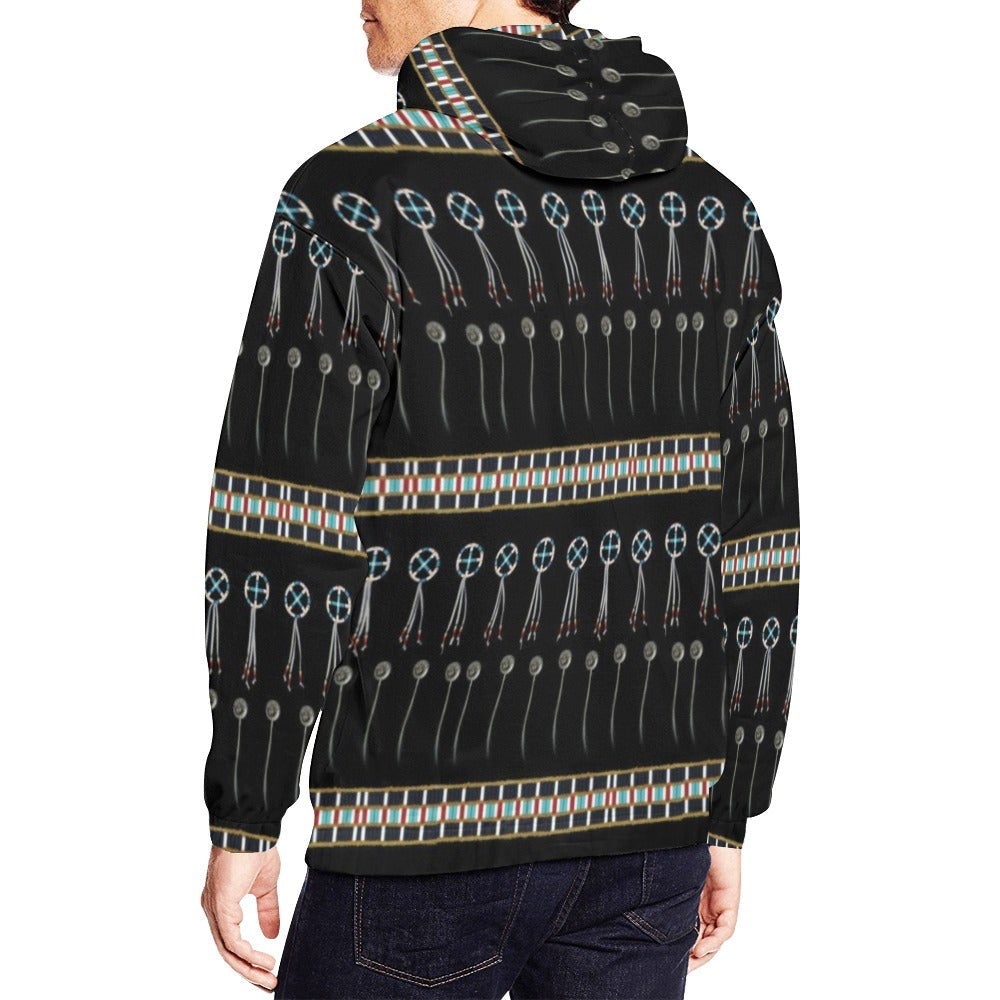 Beaded Bracelet All Over Print Hoodie for Men (USA Size) (Model H13) All Over Print Hoodie for Men (H13) e-joyer 