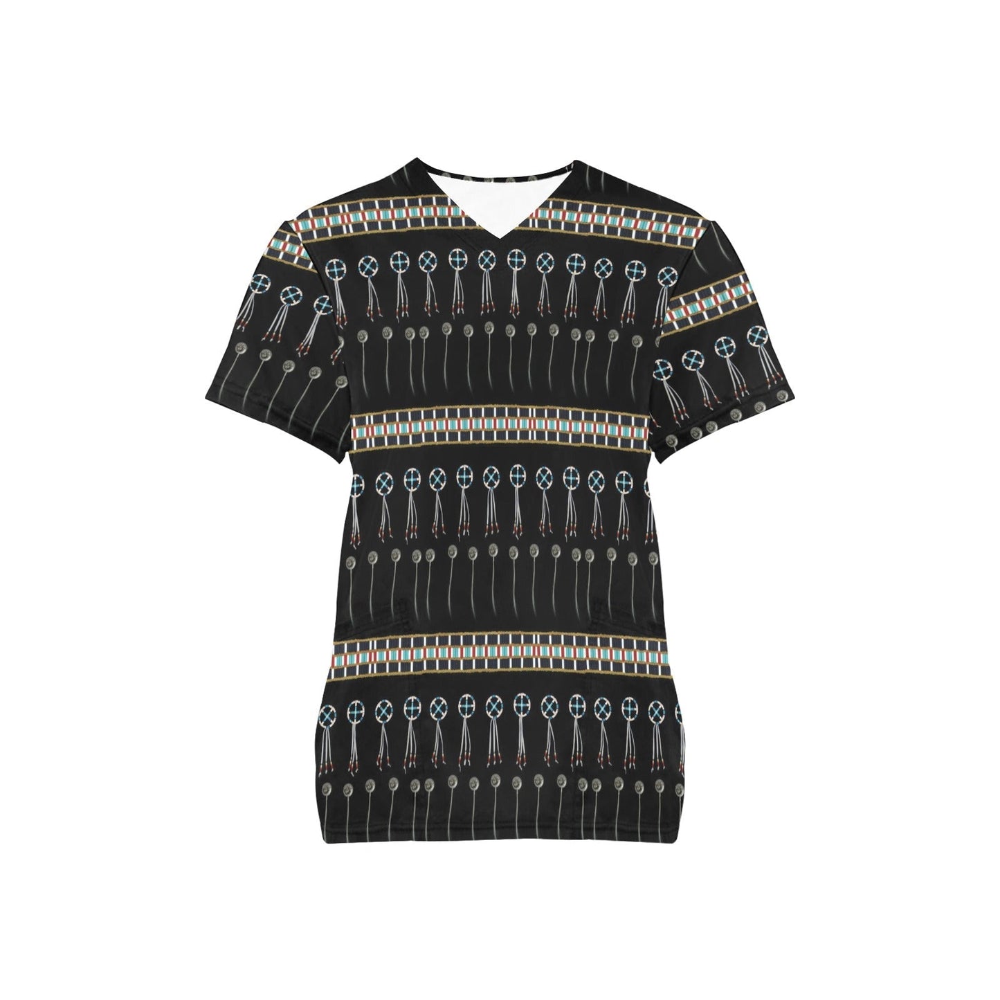 Beaded Bracelet All Over Print Scrub Top Scrub Top e-joyer 